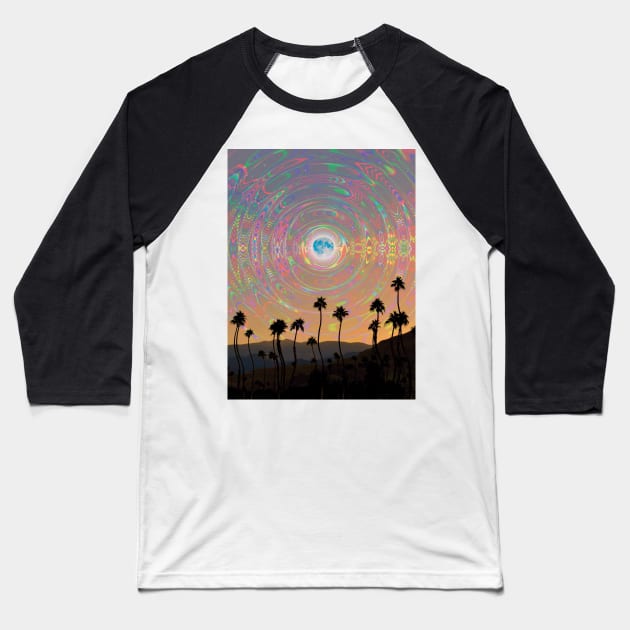 Liquid Dreams Baseball T-Shirt by Cajuca